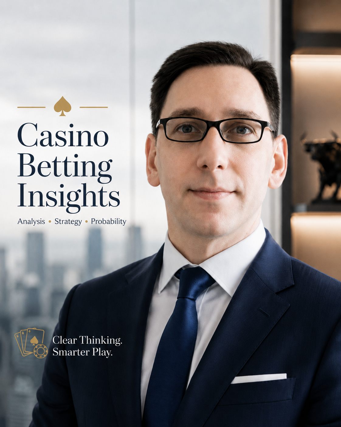 Stephen Tabone portrait for Casino Betting Insights in a high-end editorial style.